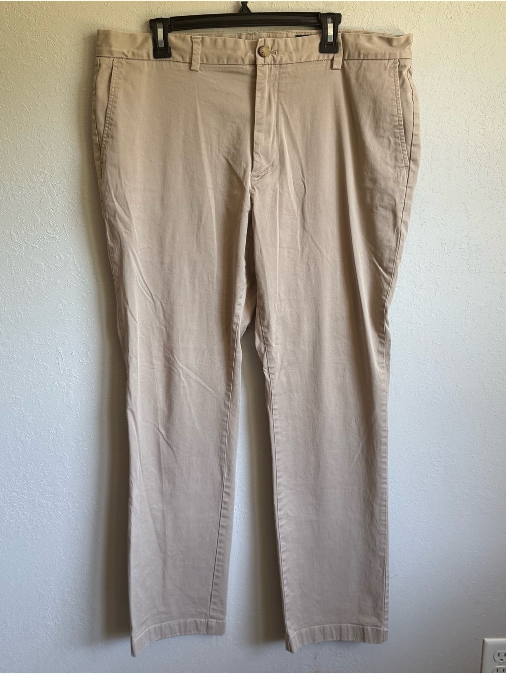 Men’s 38x34 Tan Vineyard Vines Breaker Business Casual Office Formal Khaki Pants - Picture 1 of 8